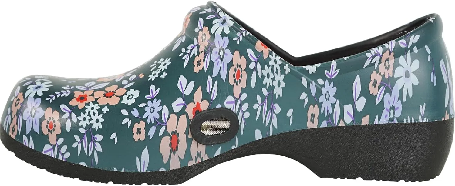 VANGELO Women Professional Slip Resistant Clog Waterproof Nurse Shoe Work Chef Shoe NIKO Removable Insole Size 6 to 12