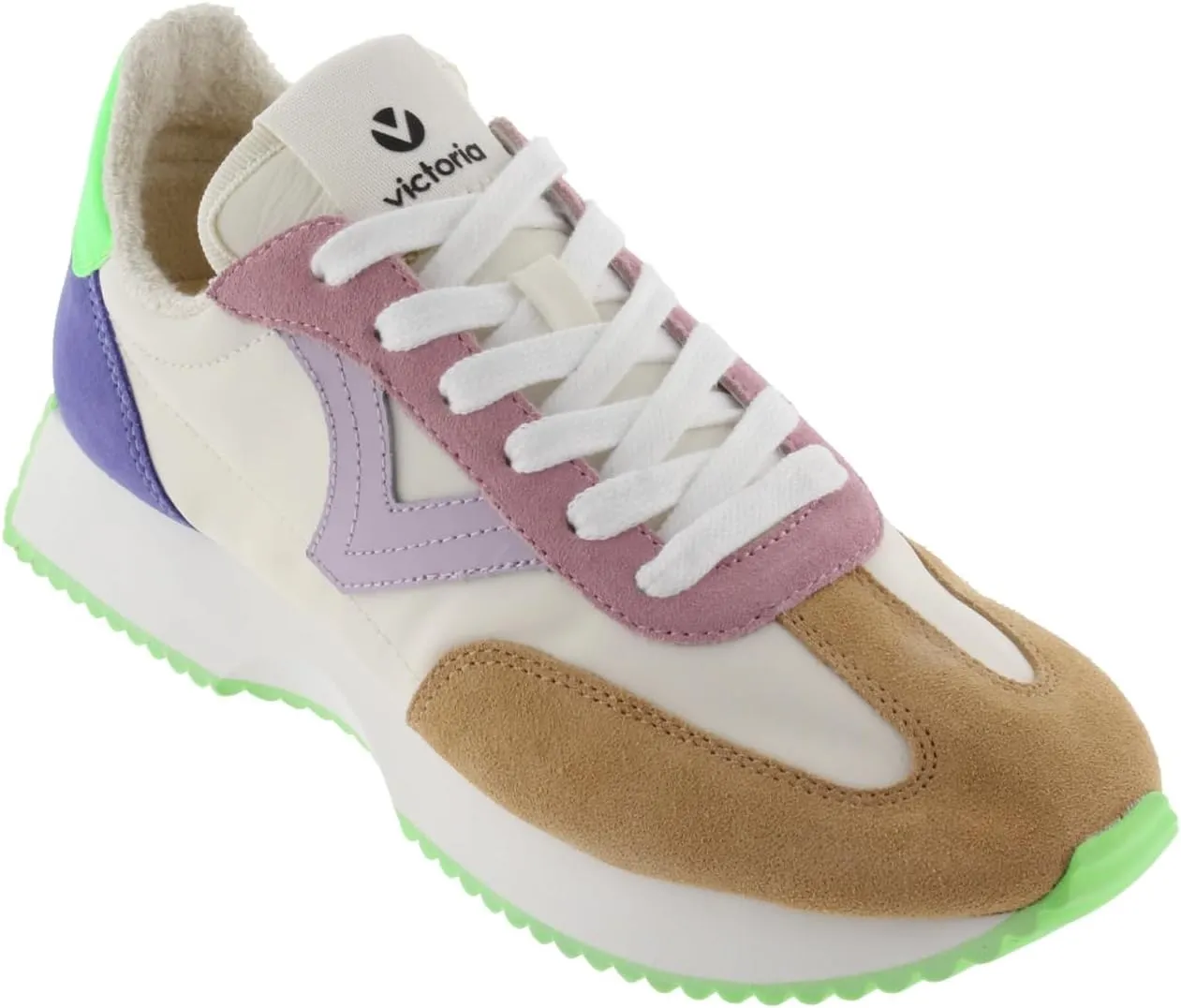 victoria Unisex-Adult Cosmos Suede Multicolor & Nylon Sneaker