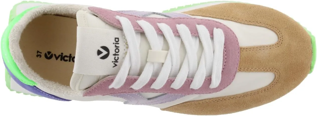 victoria Unisex-Adult Cosmos Suede Multicolor & Nylon Sneaker