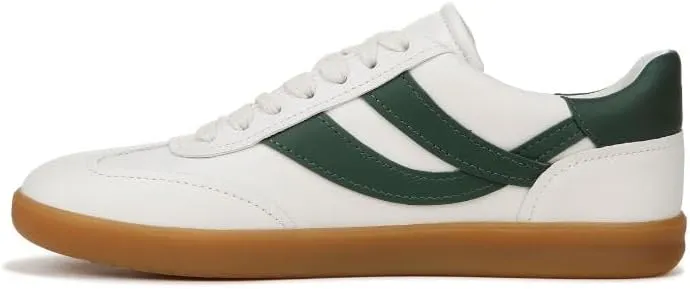 Vince Womens Oasis-W Lace Up Fashion Sneaker Chalk White/Pine Green Leather 7 M