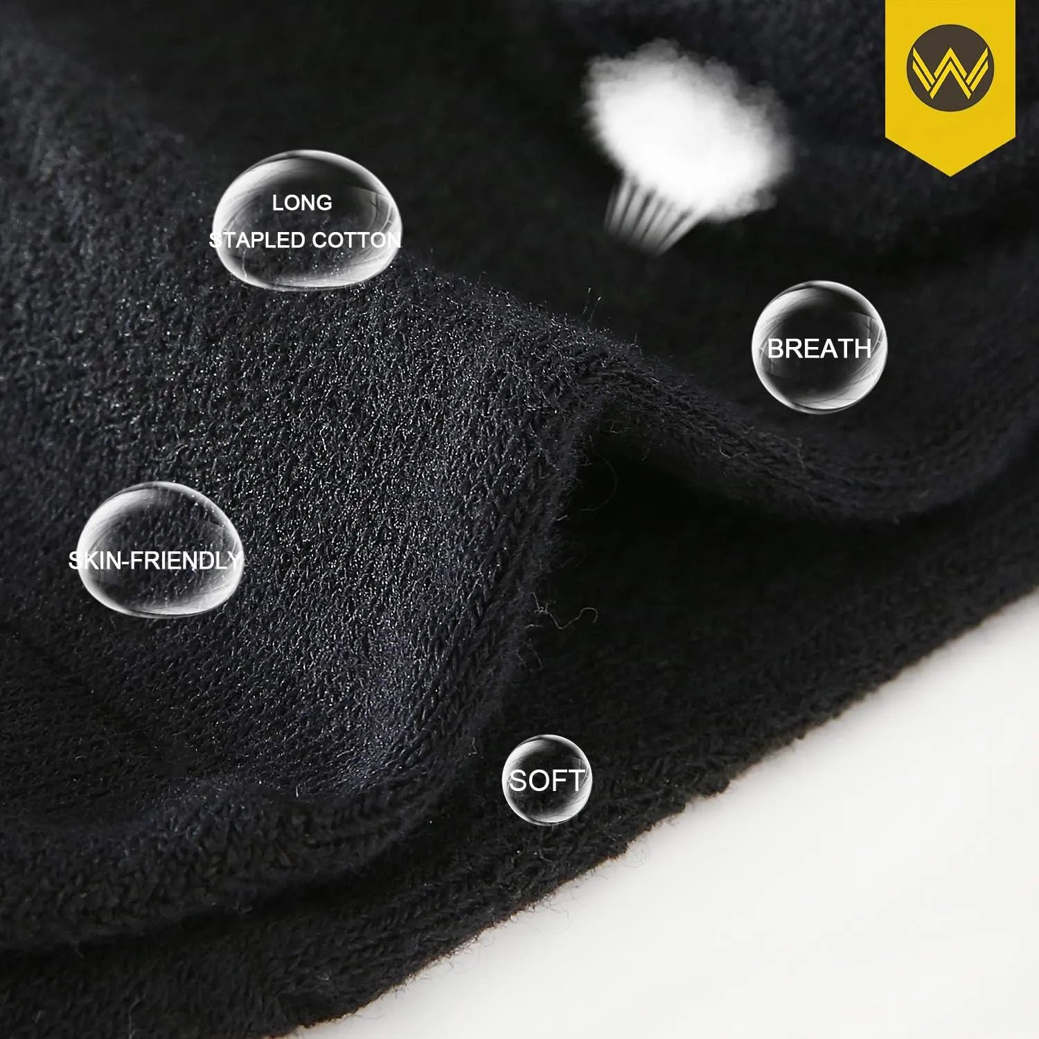 WANDER No Show Socks 10 Pairs Cotton Non Slip Low Cut Invisible Loafer Socks Men&Women Boat Liner 6-8/9-11