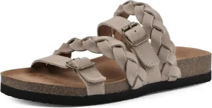 WHITE MOUNTAIN Women's Holland Signature Comfort Molded Braided Footbed Sandal