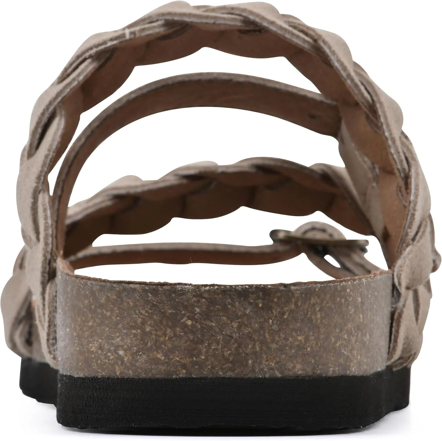 WHITE MOUNTAIN Women's Holland Signature Comfort Molded Braided Footbed Sandal