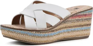 WHITE MOUNTAIN Women's Samwell Platform Wedge Sandal
