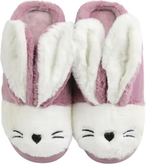 Women Memory Foam House Slippers Cozy Cute Bunny Animal Home Slipper Indoor Outdoor Birthday for Girls Ladies