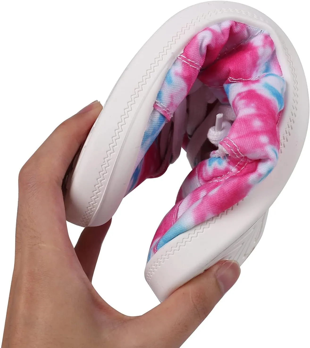 Women's Canvas Sneakers Comfortable, Lightweight, Distressed, Mixed Print, Casual Shoes for Teens