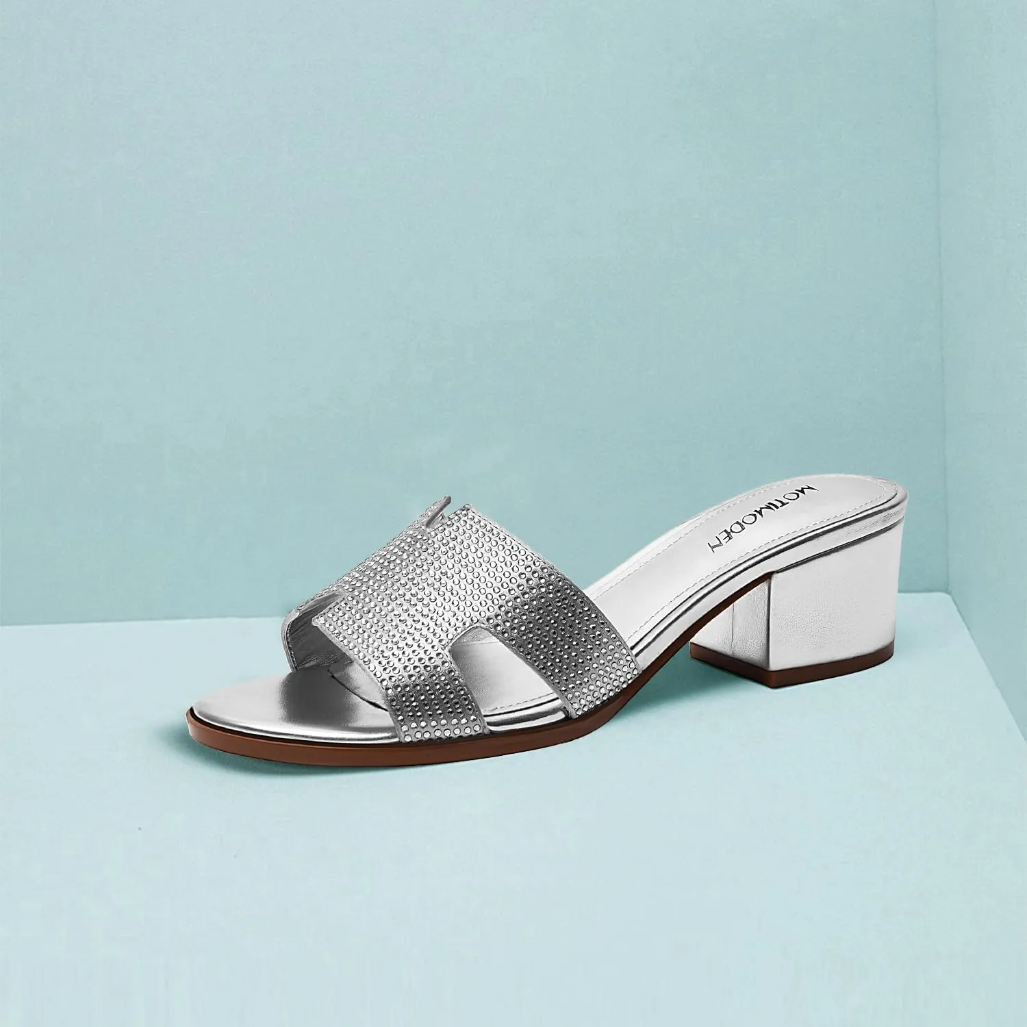 Women's Chunky Open Toe Low Block Heels Kitten Dressy Heels for Women Low Heel Sandals for Women Summer Comfy Heels