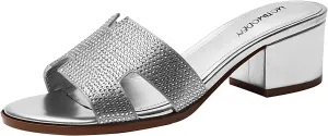 Women's Chunky Open Toe Low Block Heels Kitten Dressy Heels for Women Low Heel Sandals for Women Summer Comfy Heels