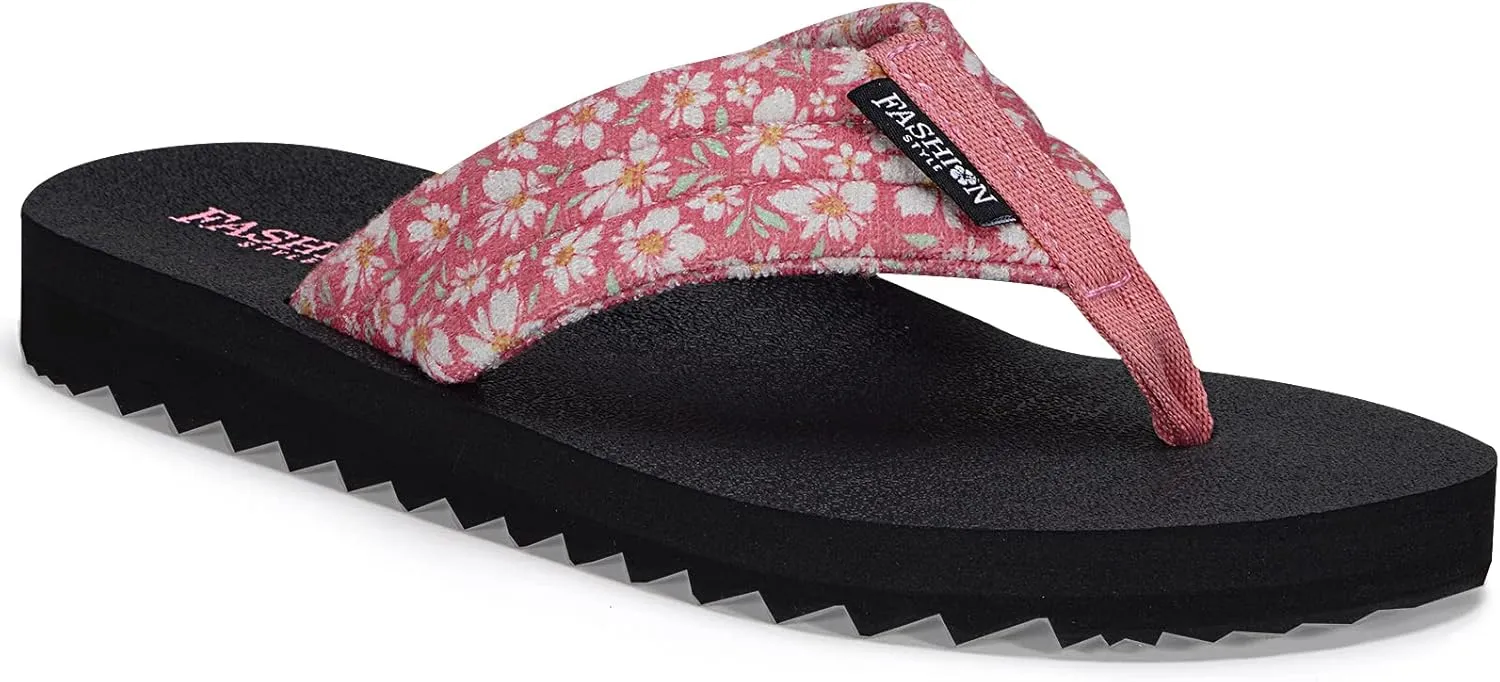Women's Cushion Flip-Flops Orthotic Comfortable Yoga Mat Thong Sandals With Arch Support