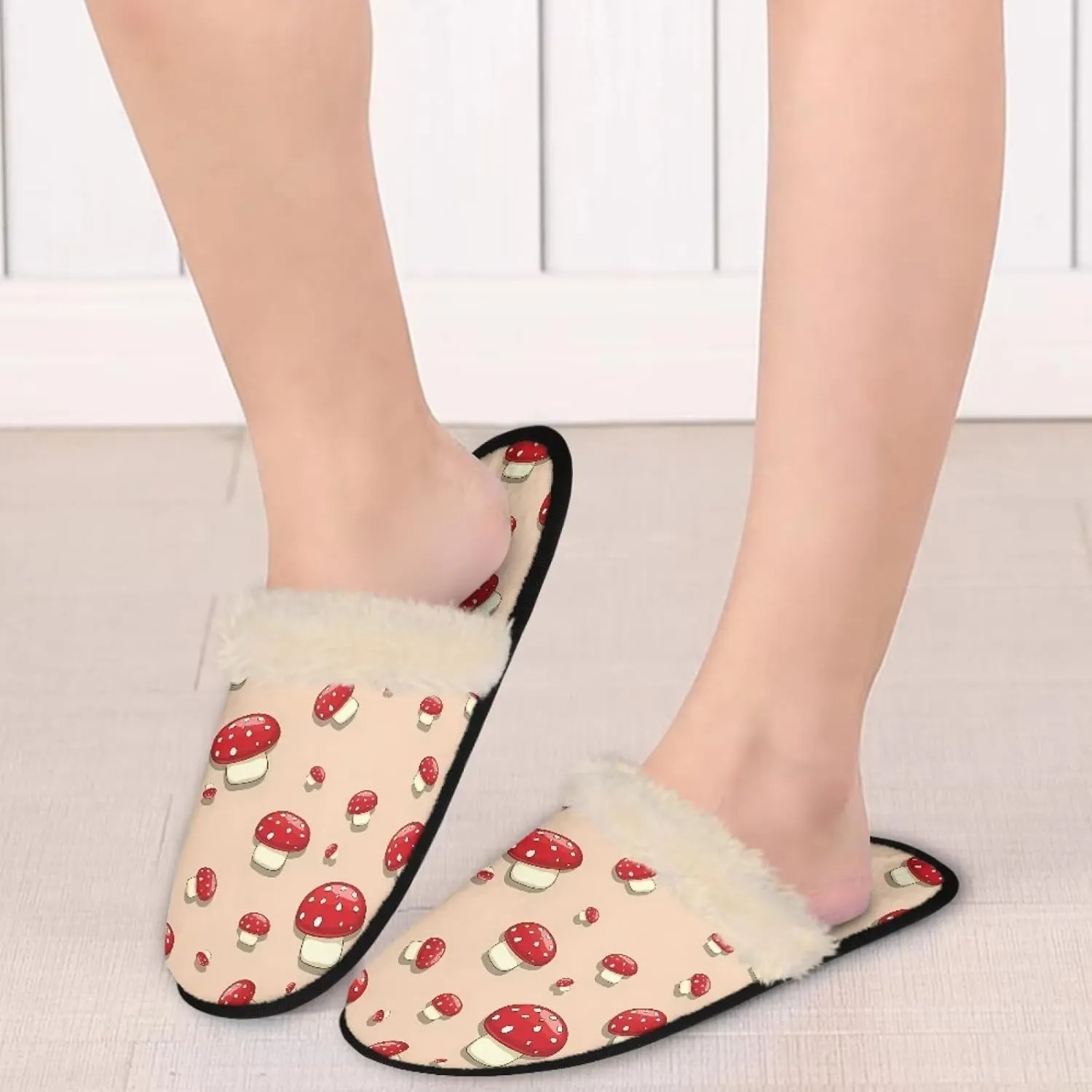 Women's Indoor Bedroom Slipper with Memory Foam, Slip On Memory Foam House Slippers Home Bedroom Shoses House Shoes for Women Men