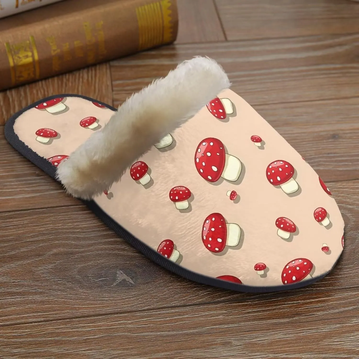 Women's Indoor Bedroom Slipper with Memory Foam, Slip On Memory Foam House Slippers Home Bedroom Shoses House Shoes for Women Men