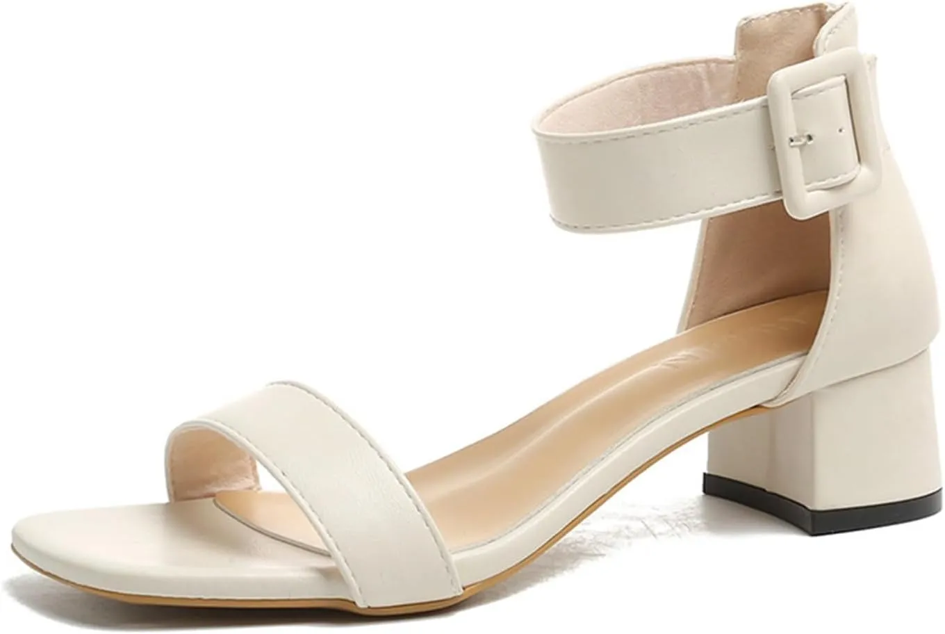 Women's Large Size Chunky Heel Sandals Fashionable Breathable Open Toe High Heels Beach Wedding Party Dress Sandal