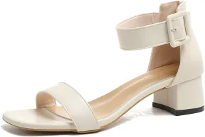 Women's Large Size Chunky Heel Sandals Fashionable Breathable Open Toe High Heels Beach Wedding Party Dress Sandal