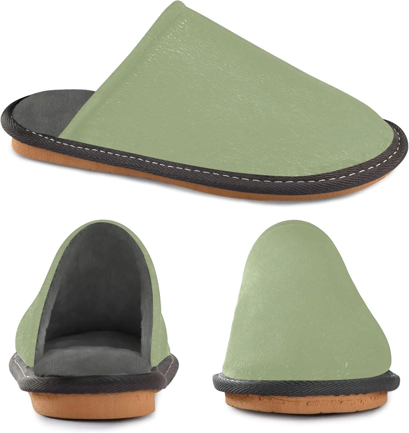 Womens Mens Fuzzy House Slippers Soft Warm Winter Shoes Anti-slip Memory Foam Indoor Outdoor Slippers