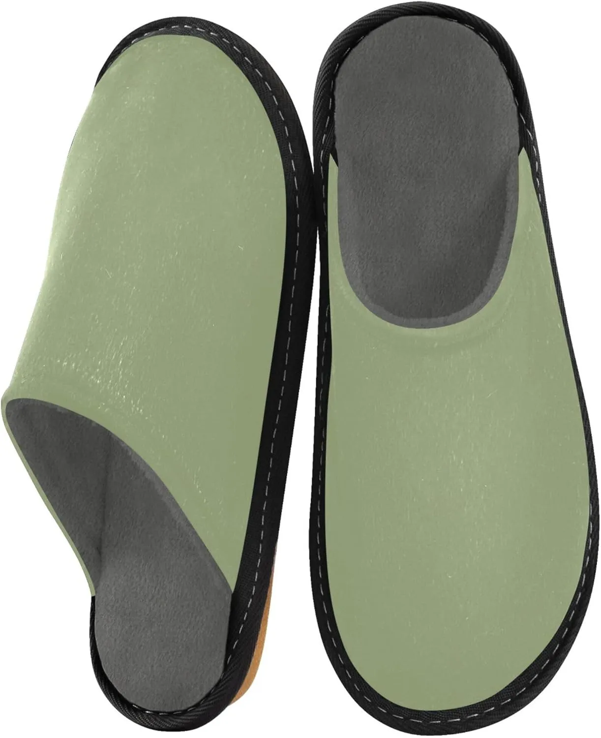 Womens Mens Fuzzy House Slippers Soft Warm Winter Shoes Anti-slip Memory Foam Indoor Outdoor Slippers