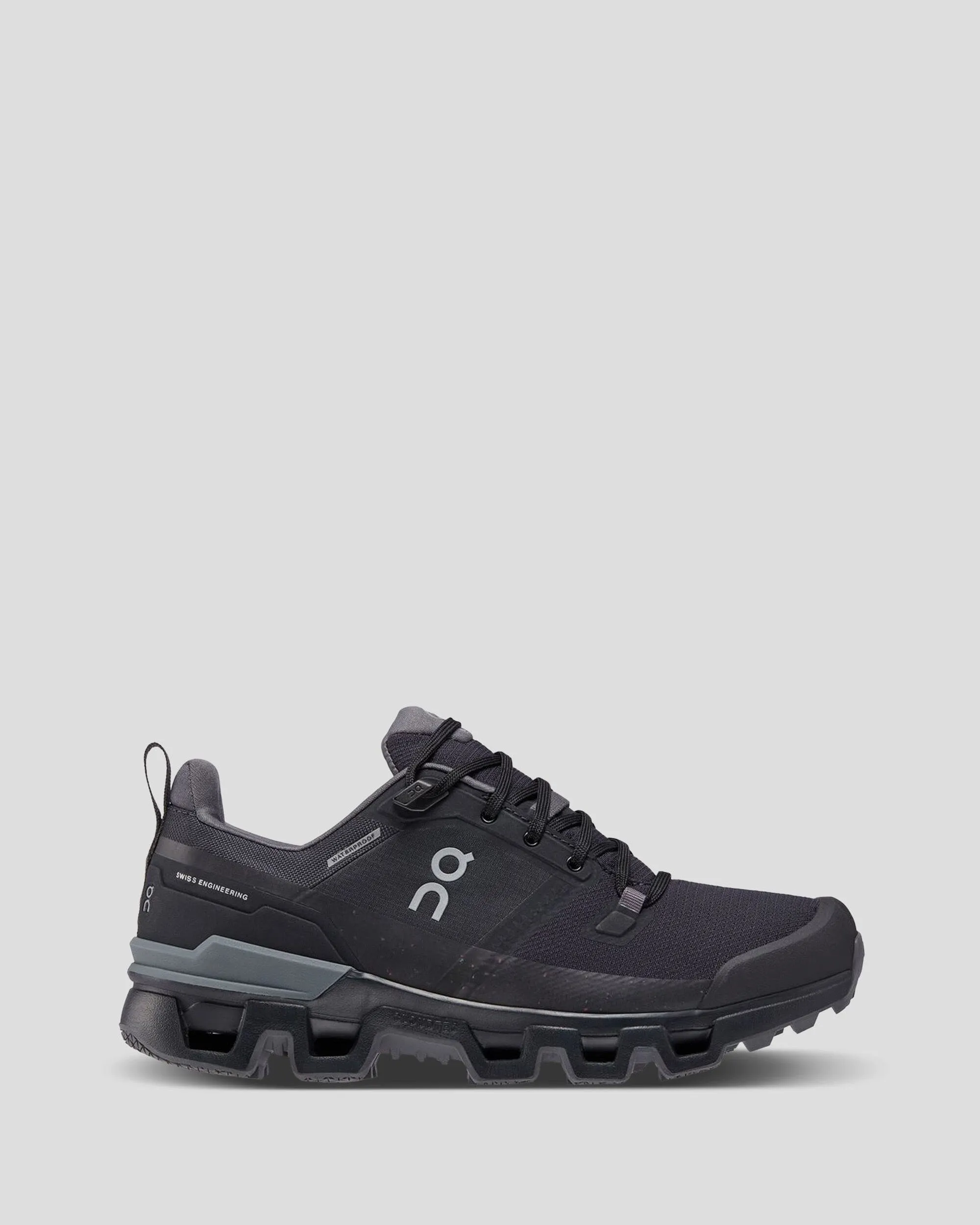Women's On Cloudwander Waterproof Hiking Shoes - Black/Eclipse