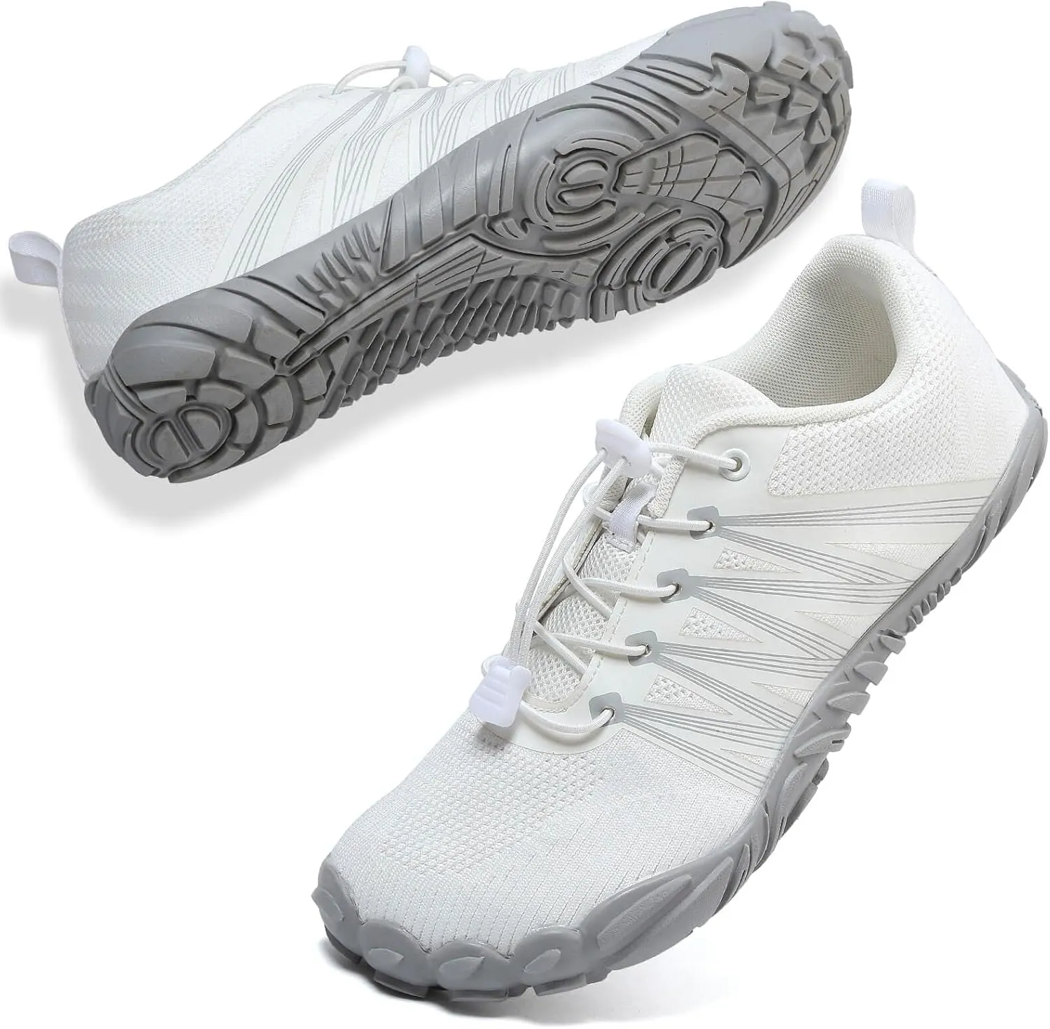 ziitop Barefoot Shoes Women Men Minimalist Shoe Wide Toe Box Zero Drop White