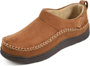 Zizor Men's Doyle Memory Foam Moccasin House Shoes Slippers